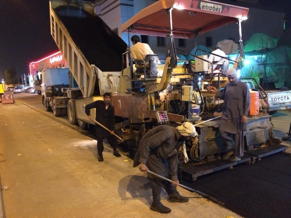 Asphalt and road works