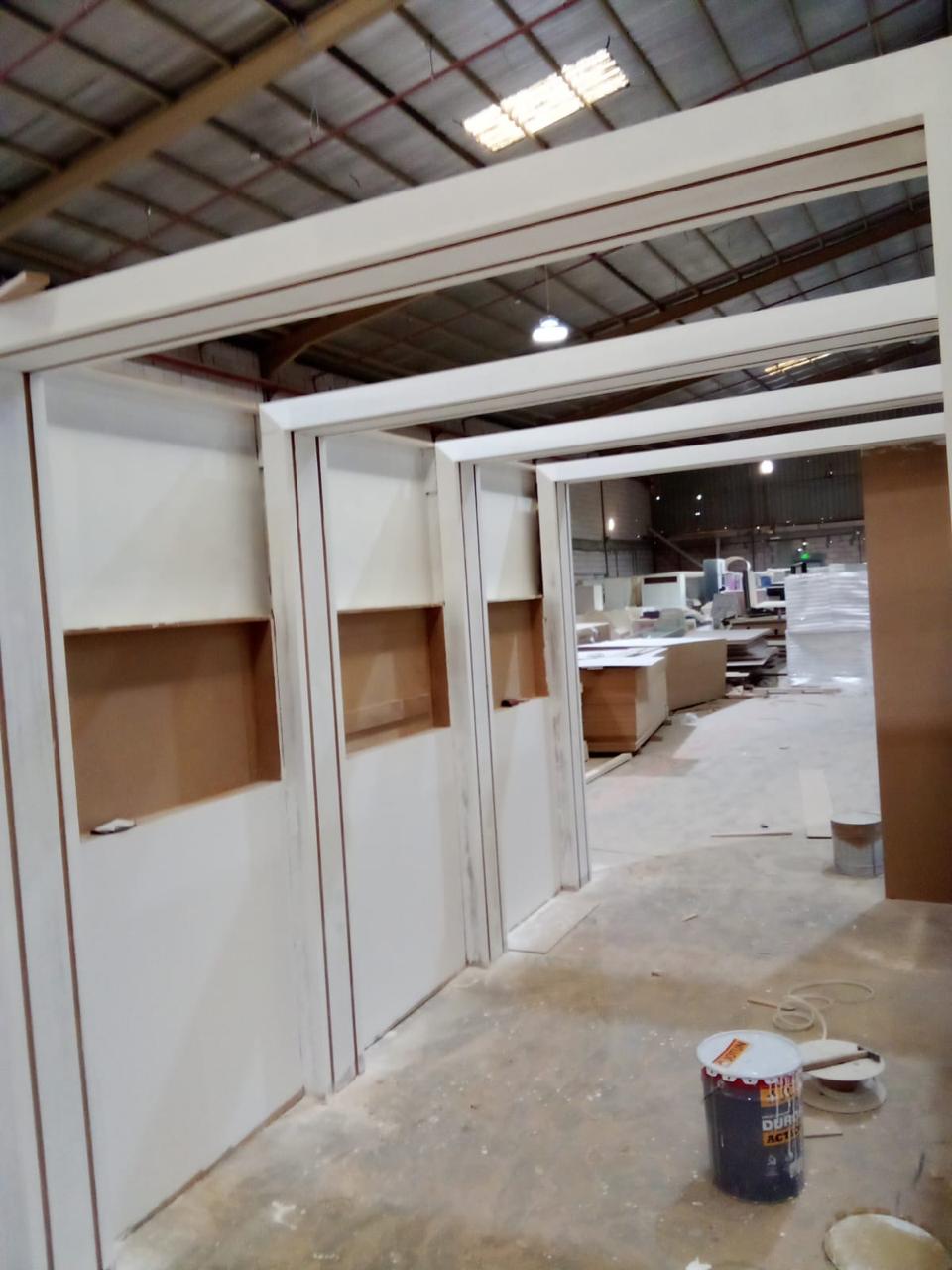 Exhibition and booth setup